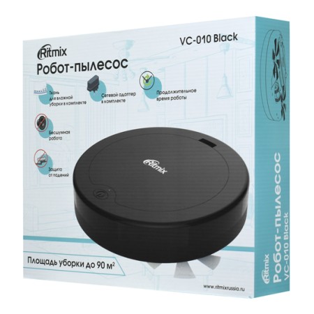 Робот-пылесос Ritmix VC-010 черный