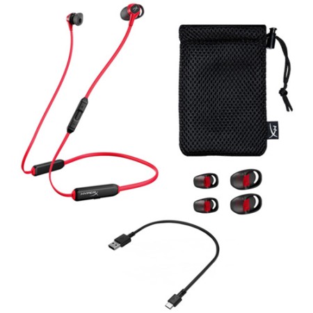 Наушники HyperX Cloud Buds Wireless (HEBBXX-MC-RD/G) черно-красный