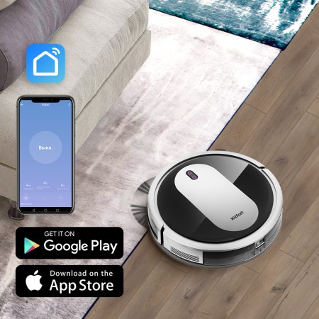 Робот-пылесос Kitfort KT-5114 чёрно-серый