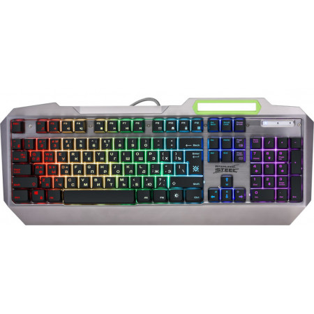 Клавиатура проводная Defender Stainless steel GK-150DL (45150) черный