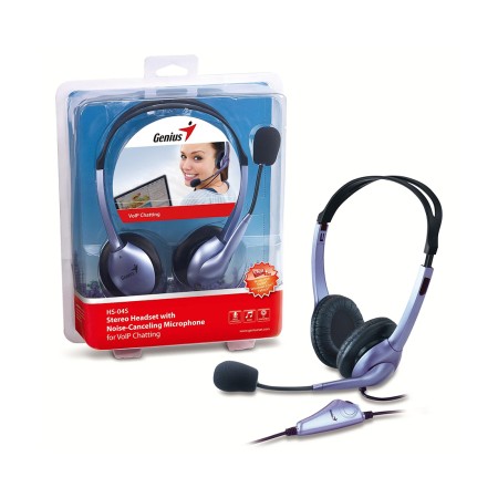 Наушники Genius HS-04S (31710156101) черно-синий