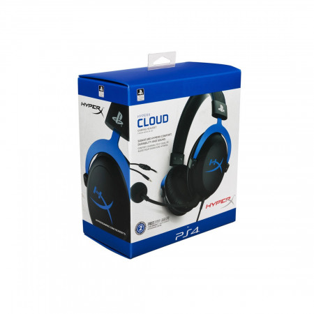 Наушники HyperX Cloud Gaming Headset - Blue for PS4 (4P5H9AM#ABB) черно-синий