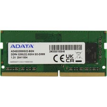 Оперативная память ADATA Premier (AD4S32008G22-BGN) 8 ГБ зеленый
