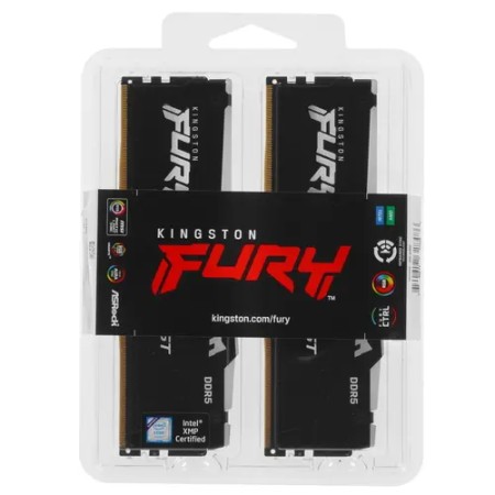 Оперативная память Kingston FURY Beast (KF556C40BBAK2-16) 16 ГБ черный
