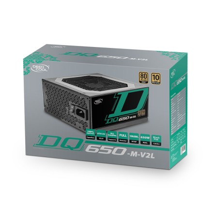 Блок питания Deepcool DQ650-M-V2L (DP-GD-DQ650-M-V2L) черный