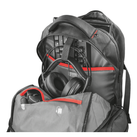 17.3" Рюкзак Trust GXT 1250 Hunter Gaming черно-красный