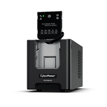 ИБП CyberPower PR750ELCD черный (С АККУМУЛЯТОРОМ)