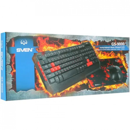 Игровой набор SVEN GS-9000 (SV-018863) красно-черный