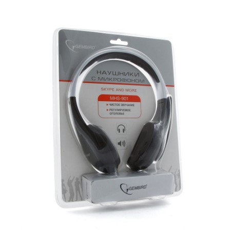Наушники Gembird MHS-901 черно-белый