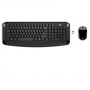 Клавиатура + мышь беспроводная HP 300 (3ML04AA) черный