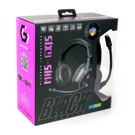 Наушники Gembird MHS-GX15 черный