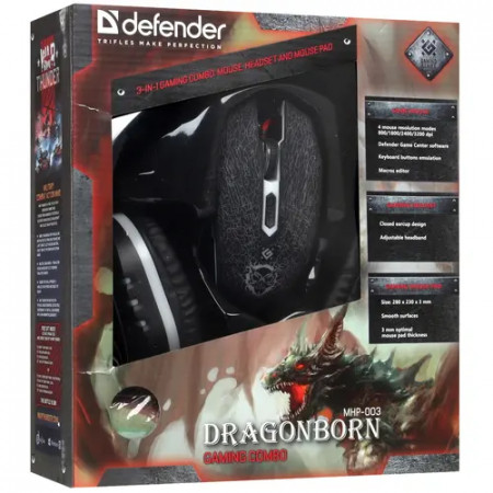 Игровой набор Defender DragonBorn MHP-003 (52003) черный