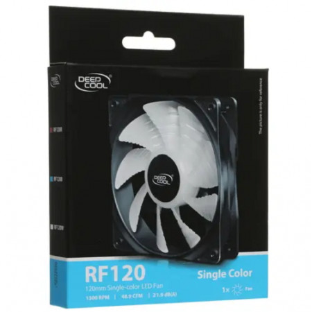 Вентилятор DEEPCOOL RF120R (DP-FLED-RF120-RD) черный