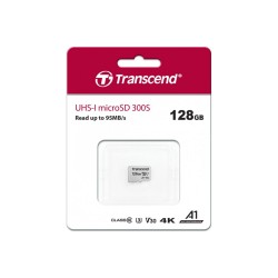 128 ГБ Карта памяти Transcend 300S microSDXC (TS128GUSD300S) белый