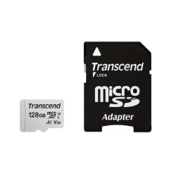 128 ГБ карта памяти Transcend microSDXC (TS128GUSD300S-A) + адаптер