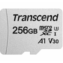 256 ГБ Карта памяти Transcend 300S microSDXC (TS256GUSD300S-A) белый + адаптер
