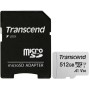 512 ГБ Карта памяти Transcend 300S microSDХС (TS512GUSD300S-A) белый + адаптер