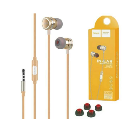 Наушники Hoco M16 золотой