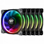 Комплект вентиляторов Thermaltake Riing Plus 12 RGB (CL-F054-PL12SW-A) 5 шт черный
