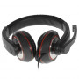 Наушники Ritmix RH-516M красно-черный