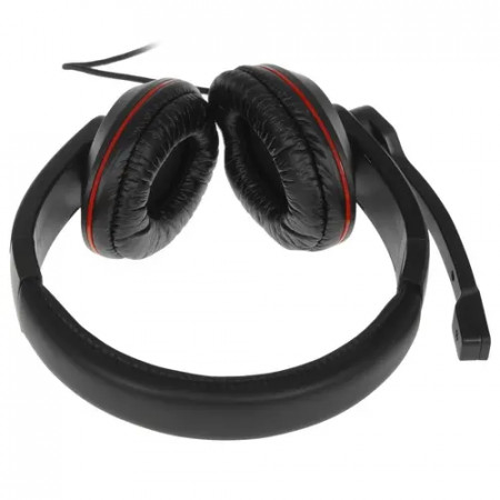 Наушники Ritmix RH-516M красно-черный