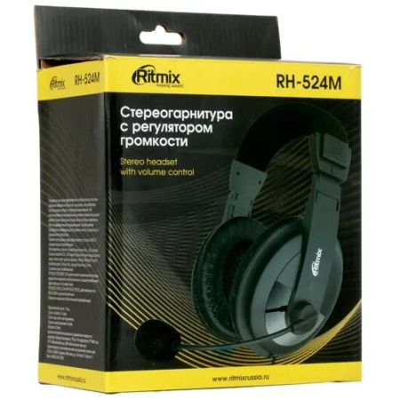 Наушники Ritmix RH-524M черный