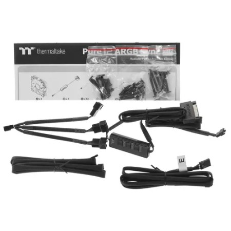 Комплект вентиляторов Thermaltake Pure 12 ARGB Sync (3-Fan Pack) (CL-F079-PL12SW-A) 3 шт черный