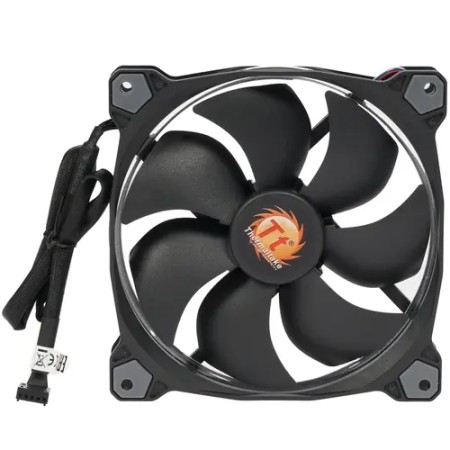 Комплект вентиляторов Thermaltake Riing 14 LED RGB 256 Colors 3-Fan Pack (CL-F043-PL14SW-B) 3 шт черный