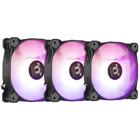 Комплект вентиляторов Thermaltake Pure Plus 12 RGB TT Premium Edition 3-Fan Pack (CL-F063-PL12SW-A) 3 шт черный