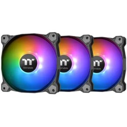 Комплект вентиляторов Thermaltake Pure Plus 12 RGB TT Premium Edition 3-Fan Pack (CL-F063-PL12SW-A) 3 шт черный