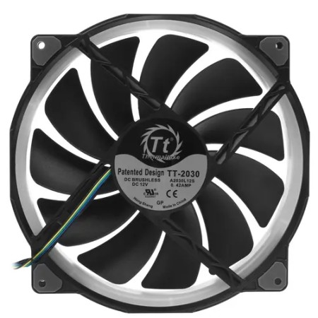Вентилятор Thermaltake Riing Plus 20 RGB Case Fan TT Premium Edition (CL-F070-PL20SW-A) черный
