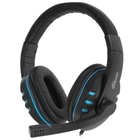 Наушники Ritmix RH-555M черно-синий