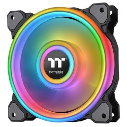 Вентилятор для корпуса Thermaltake Riing Quad 12 RGB TT Premium Edition 120 мм (CL-F088-PL12SW-C) черный
