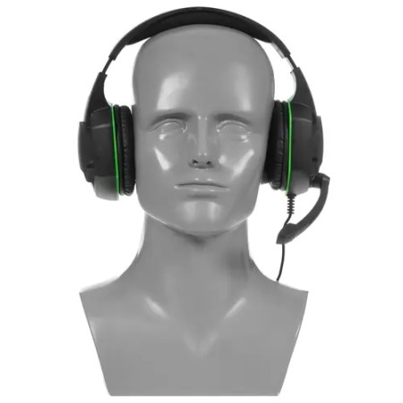 Наушники Ritmix RH-560M черно-зеленый