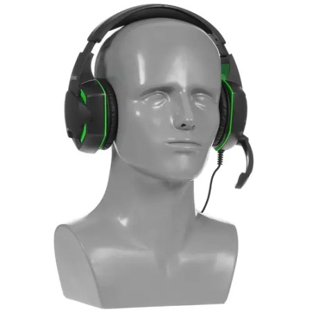 Наушники Ritmix RH-560M черно-зеленый