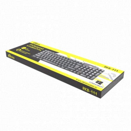 Клавиатура проводная Ritmix RKB-111 (15118396) черный