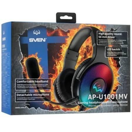 Наушники SVEN AP-U1001MV (SV-019341) черный