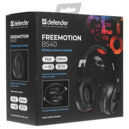 Наушники Defender FreeMotion B540 черный