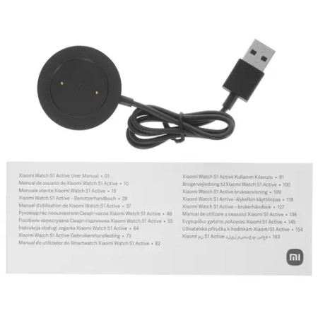 Смарт-часы Xiaomi Watch S1 Active (M2116W1) белый (1 ремешок) 46 мм