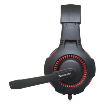 Наушники Defender Warhead G-450 USB (64146) черно-красный