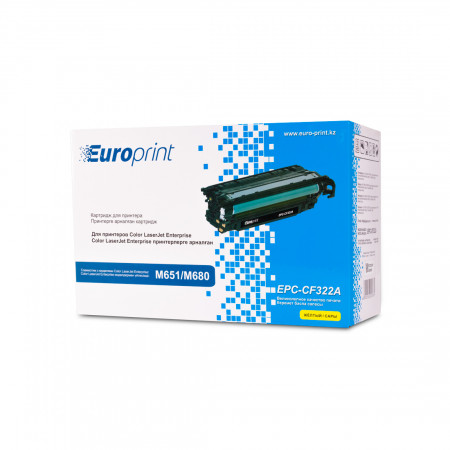 Картридж лазерный Europrint EPC-CF322A жёлтый (повышенная емкость) (с чипом)