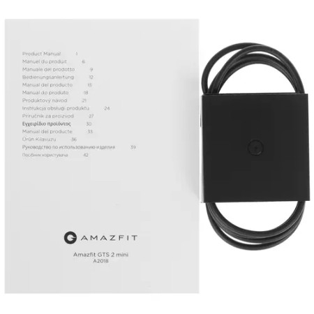 Смарт-часы Amazfit GTS2 mini (A2018) голубой (1 ремешок) 35 мм