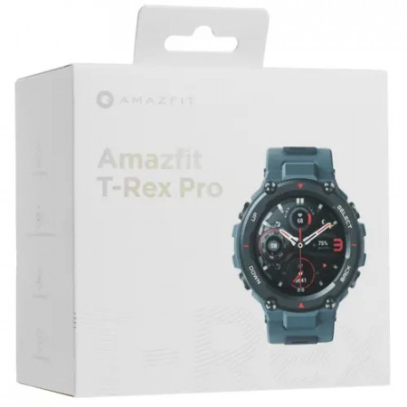 Смарт-часы Amazfit T-Rex Pro Steel Blue (A2013) синий 47 мм