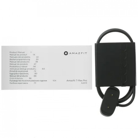 Смарт-часы Amazfit T-Rex Pro Steel Blue (A2013) синий 47 мм