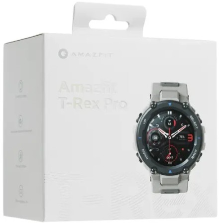 Смарт-часы Amazfit T-Rex Pro Desert Grey (A2013) серый (1 ремешок) 47 мм