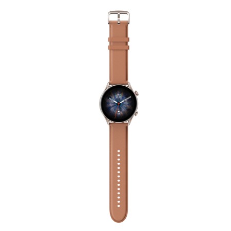 Смарт-часы Amazfit GTR 3 Pro (A2040) тёмно-коричневый (1 ремешок) 46 мм