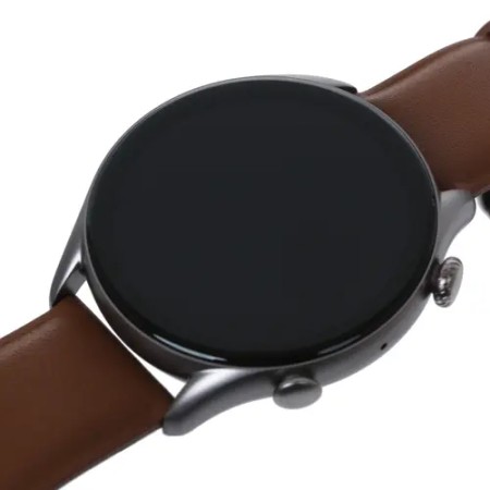 Смарт-часы Amazfit GTR 3 Pro (A2040) тёмно-коричневый (1 ремешок) 46 мм
