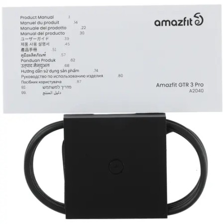 Смарт-часы Amazfit GTR 3 Pro (A2040) тёмно-коричневый (1 ремешок) 46 мм
