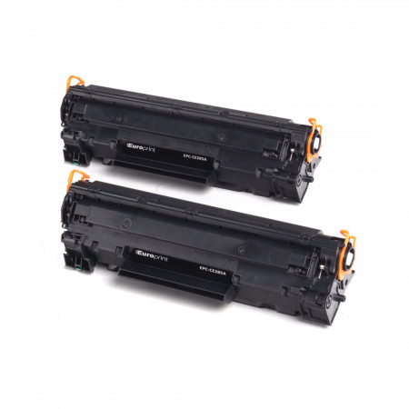 Картридж лазерный Europrint EPC-CE285A черный (в упаковке 2 шт) (с чипом)