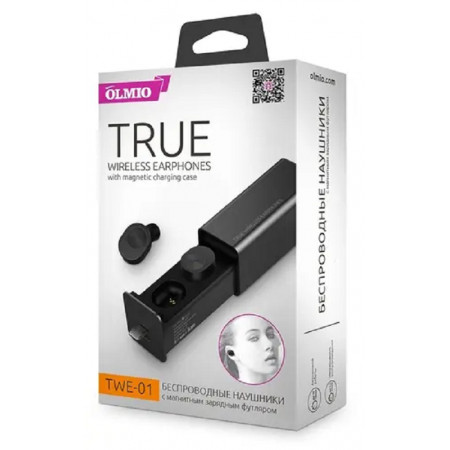 Наушники Olmio TWE-01 черный